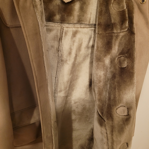 Men's Romp The Wear For Luxury Tan Hooded Duffle Coat size L - Picture 8 of 9